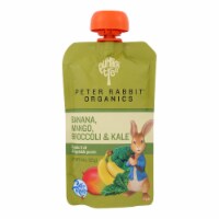 Peter Rabbit Organics Veggie Snacks-Kale Broccoli and Mango with Banana-Case of 10-4.4 oz