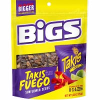 Bigs Takis Fuego Hot Chili Lime Flavor Sunflower Seeds, 5.35 Ounce -- 12 per case Perspective: Main