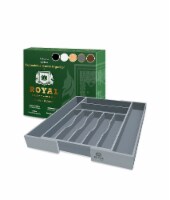 Royal Craft Wood Silverware Drawer Organizer, Gray