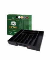 Royal Craft Wood Silverware Drawer Organizer, Black