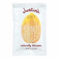 Justin's Nut Butter Squeeze Pack - Peanut Butter - Honey - Box of 10 - 1.15 oz.