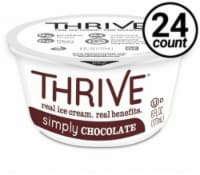 Thrive Frozen Nutrition, Simply Chocolate Ice Cream, 6 oz Cups (24 count)