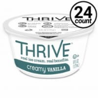 Thrive Frozen Nutrition, Creamy Vanilla Ice Cream, 6 oz Cups (24 count)
