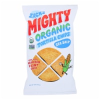 Zack's Mighty - Sea Salt Flint Corn Tortilla Chip - Case of 9 - 9 oz