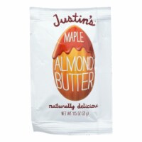 Justin's Nut Butter Squeeze Pack - Almond Butter - Maple - Box of 10 - 1.15 oz.