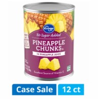 Kroger® Pineapple Chunks in Pineapple Juice Case Sale