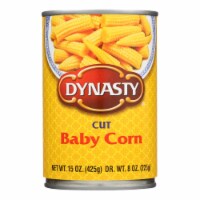 Dynasty Baby Corn - Cut - Case of 12 - 15 oz.