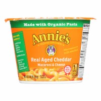 Annie's™ Real Aged Cheddar Microwavable Macaroni and Cheese Cup - Case of 12 - 2.01 oz.