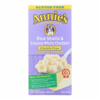 Annie's™ Macaroni and Cheese - Rice Shells and Creamy White Cheddar - 6 oz - case of 12