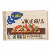 Wasa Crispbread Whole Grain - Flour and Water - Case of 12 - 9.2 oz.