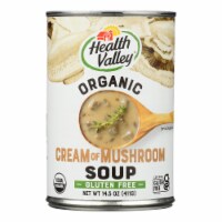 Health Valley Organic Soup - Mushroom Cream - Case of 12 - 14.5 oz.