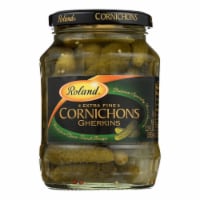 Roland Cornichons Gherkins - Case of 12 - 12 oz.