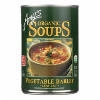 Amy's - Organic Low Fat Vegetable Barley Soup 14.1 oz - Pack of 12