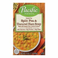 Pacific Natural Foods Uncured Ham Soup - Split Pea - Case of 12 - 17 oz.