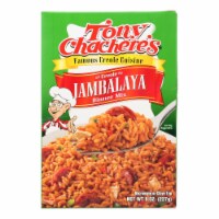 Tony Chachere's Famous Creole Cuisine Creole Jambalaya Dinner Mix  - Case of 12 - 8 OZ