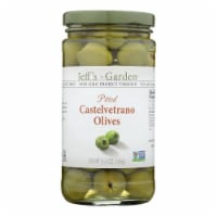 Jeff's Garden Natural Pitted Castelvetrano Olives