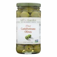 Jeff's Garden Natural Pitted Castelvetrano Olives
