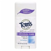 Toms of Maine Unscented Original Care Deodorant, 2.25 OZ (Pack of 3)