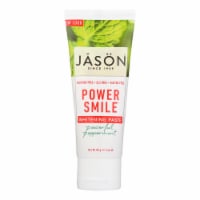 Jason Toothpaste -Powersmile-Antiplaque and Whitening Peppermint Fluoride-Free -3 oz -12 case