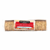 Sesmark Foods Savory Rice Thins - Original - Case of 12 - 3.2 oz.