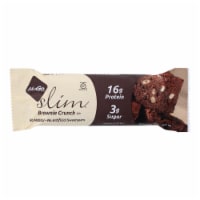 NuGo Nutrition Bar - Slim - Brownie Crunch - 1.59 oz Bars - Case of 12