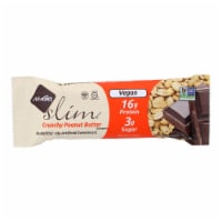 NuGo Nutrition Bar - Slim - Crunchy Peanut Butter - 1.59 oz Bars - Case of 12