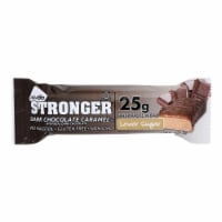 NuGO Nutrition Bar - Stronger Real Dark Chocolate - 2.82 oz - Case of 12