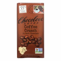 Chocolove Xoxox - Premium Chocolate Bar - Dark - Coffee Crunch - 3.2 oz Bars - Pack of 12