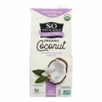 So Delicious Coconut Milk Beverage - Unsweetened Vanilla - Case of 12 - 32 Fl oz.