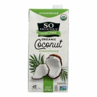 So Delicious Coconut Milk Beverage - Unsweetened - Case of 12 - 32 Fl oz.