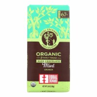 Equal Exchange Organic Dark Chocolate Bar - Mint Crunch 2.8 oz. - Pack of 12