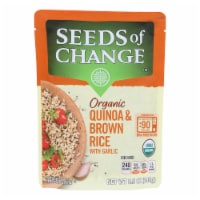 Seeds of Change Organic Quinoa and Brown Rice with Garlic - Case of 12 - 8.5 oz.