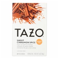 Tazo Tea Herbal Tea - Sweet Cinnamon Spice - Case of 6 - 20 BAG