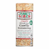 Jane’S Krazy Seasonings Mixed-Up Chunky Garlic Seasoning  - Case of 12 - 4.75 OZ