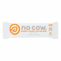 No Cow Bar Chunky Peanut Butter Bar 2.12 OZ - Pack of 12