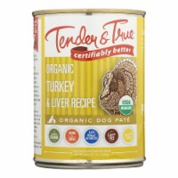 Tender & True Dog Food, Turkey And Liver - Case of 12 - 12.5 OZ