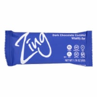 Zing Bars - Nutrition Bar - Dark Chocolate Coconut - 1.76 oz Bars - Pack of 12