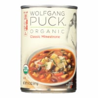 Wolfgang Puck Organic Classic Minestrone Soup - Case of 12 - 14.5 oz.