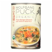 Wolfgang Puck Organic Soup - Chicken with White and Wild Rice - Case of 12 - 14.5 oz.