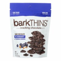 Bark Thins Snacking Dark Chocolate - Blueberry with Quinoa Crunch 4.7 oz. - Pack of 12