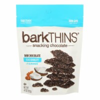 Bark Thins Snacking Chocolate - Dark Toasted Coconut with Almonds 4.7 oz. - Pack of 12