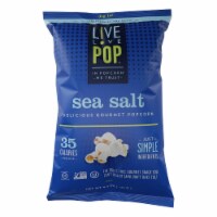 Live Love Pop Delicious Gourmet Popcorn Sea Salt- Case of 12 - 4.4 OZ