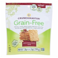 Crunchmaster - Cracker Grain Free Mediterranean Herb - Case of 12 - 3.54 OZ