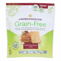 Crunchmaster - Cracker Grain Free Mediterranean Herb - Case of 12 - 3.54 OZ