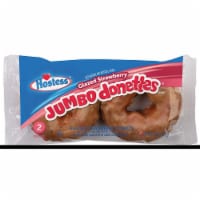 Hostess Glazed Strawberry Jumbo Donuts, 4 Ounce -- 36 per case.