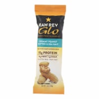 Raw Revolution Glo Bar - Creamy Peanut Butter and Sea Salt - 1.6 oz - Pack of 12