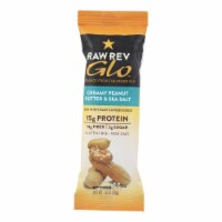 Raw Revolution Glo Bar - Creamy Peanut Butter and Sea Salt - 1.6 oz - Pack of 12
