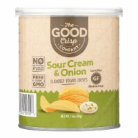 The Good Crisp Company Potato Crisps - Sour Cream and Onion - Case of 12 - 1.6 oz