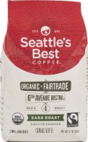 Seattle's Best Coffee  Organic Ground Coffee Dark Roast   6th Avenue Bistro