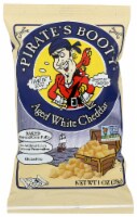 Pirate Brands Booty Puffs - Aged White Cheddar - Case of 24 - 1 oz.